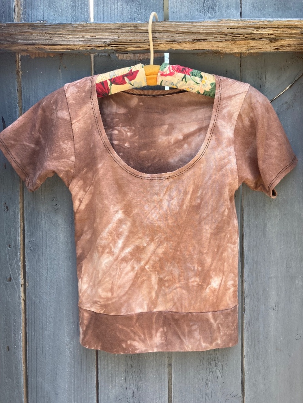 Loverly Goods - basic T, color is Dutch Chocolate, Size Small